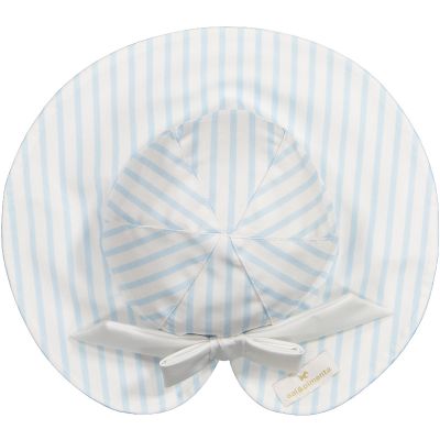 Stripes Blue Lycra Sunny Hat