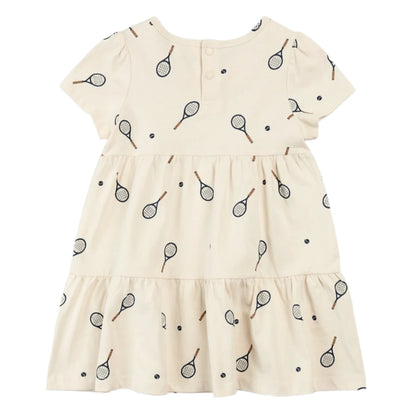 Racquet Print Jersey Dress