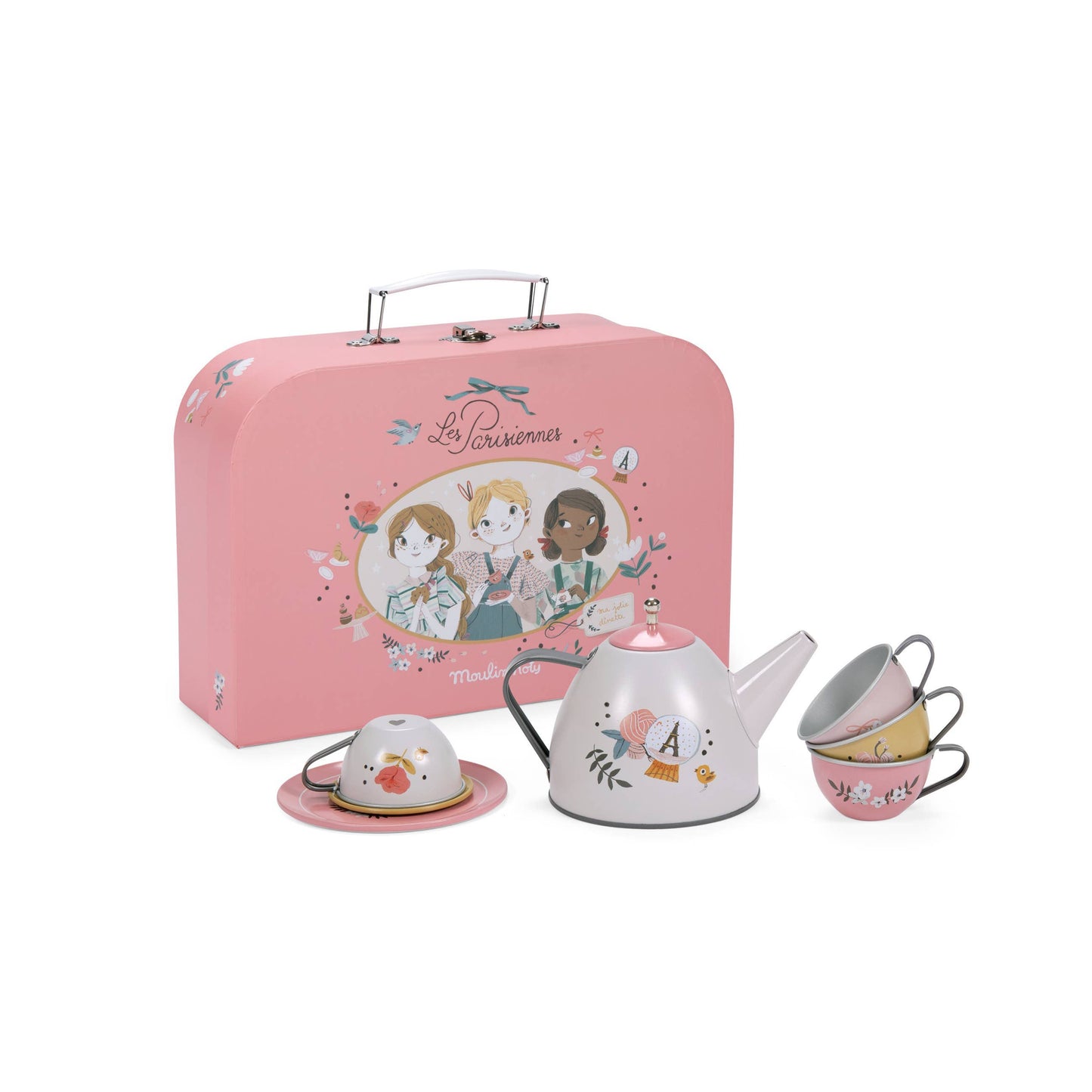 Parisian Tea Party Metal Set