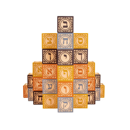 Uncle Goose Hebrew ABC Blocks