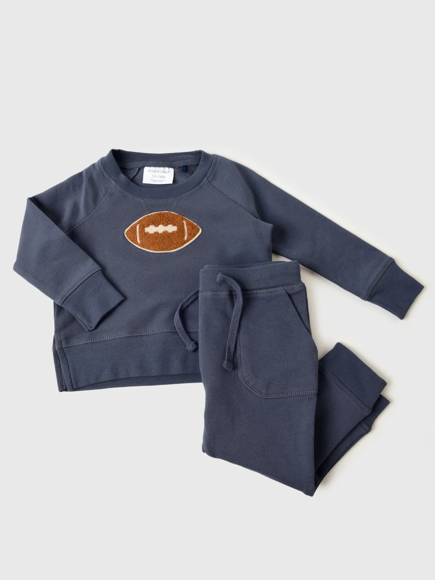 Football Raglan Sweatshirt & Jogger Set