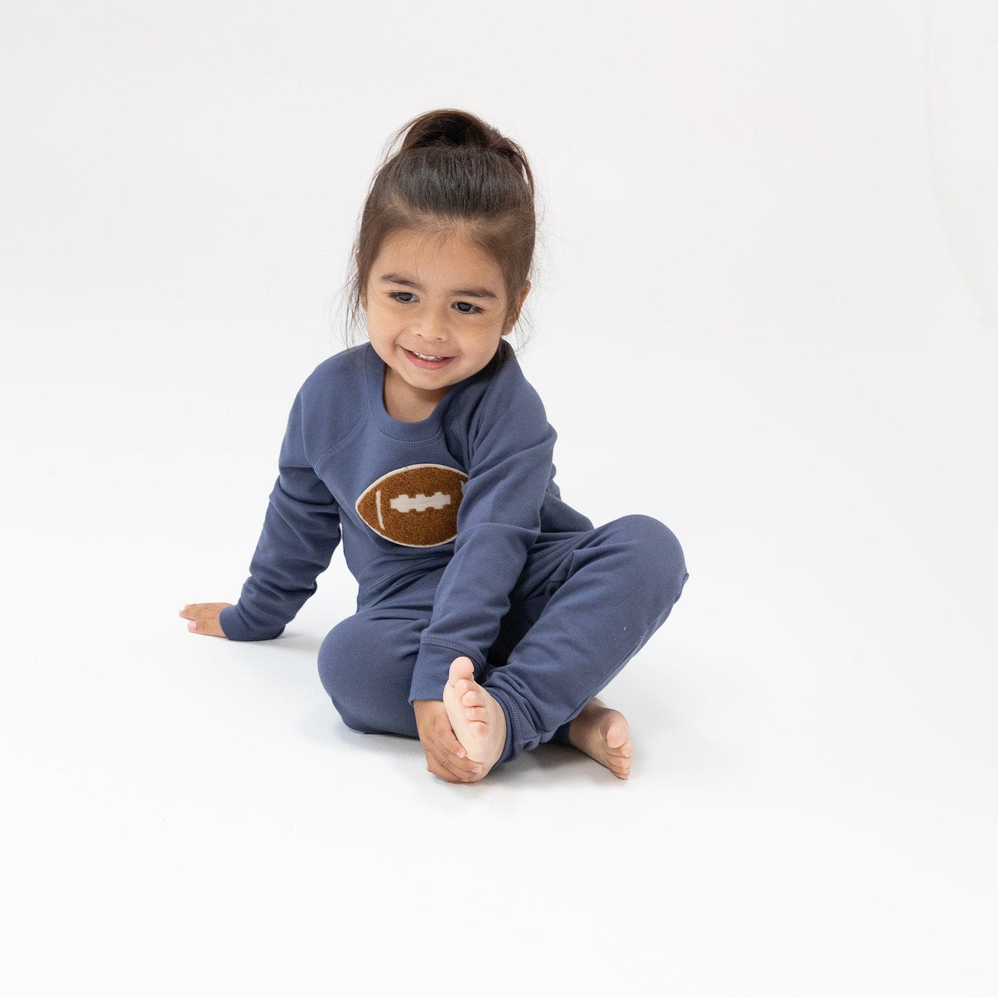 Football Raglan Sweatshirt & Jogger Set