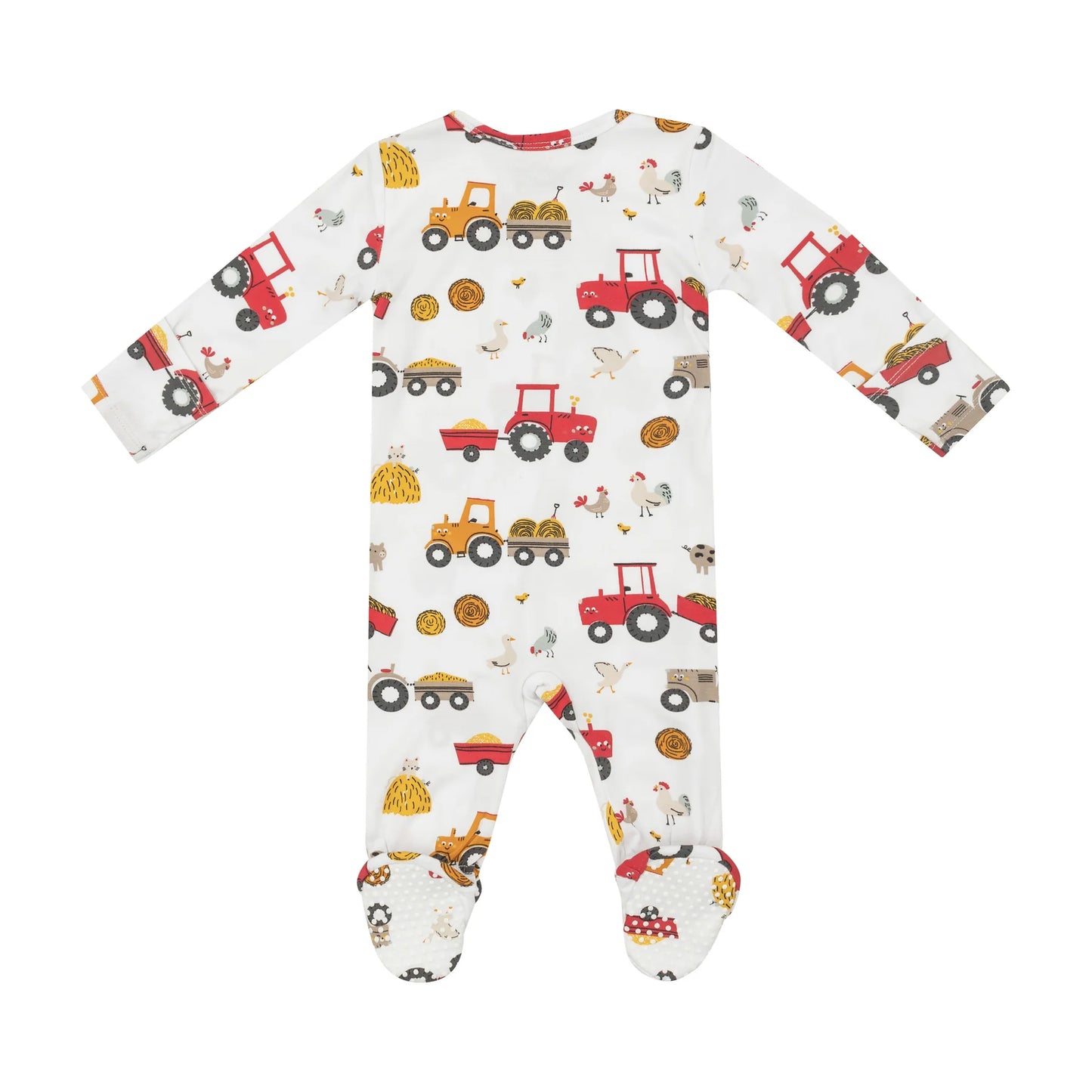 Happy Tractors Footie Pajama