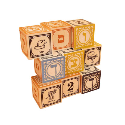 Uncle Goose Hebrew ABC Blocks