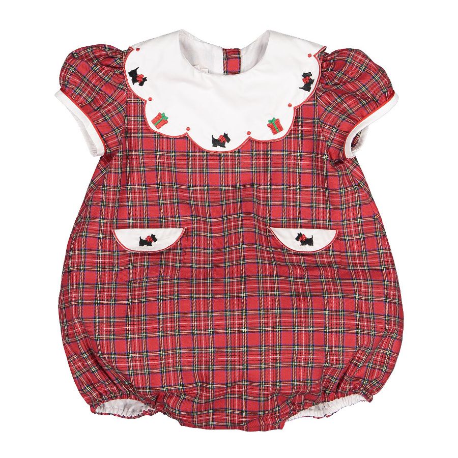 Scottish Tartan Bubble Romper