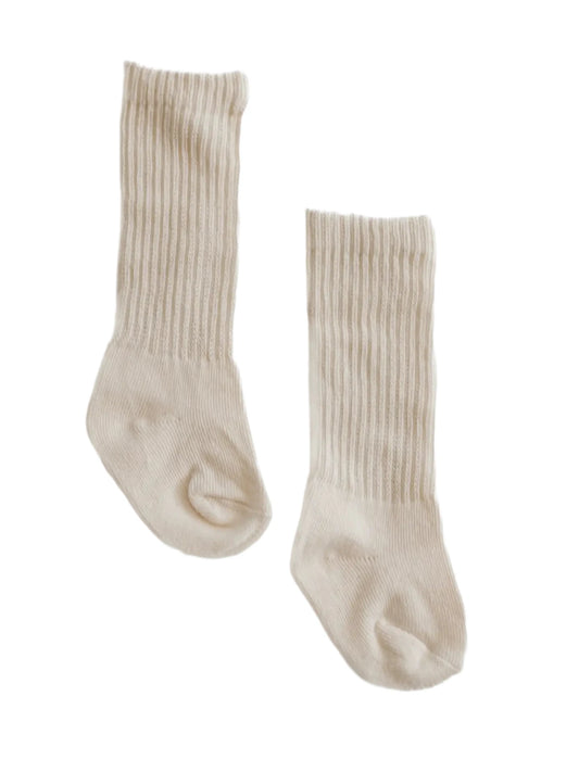 Atlas Grey Slouch Socks