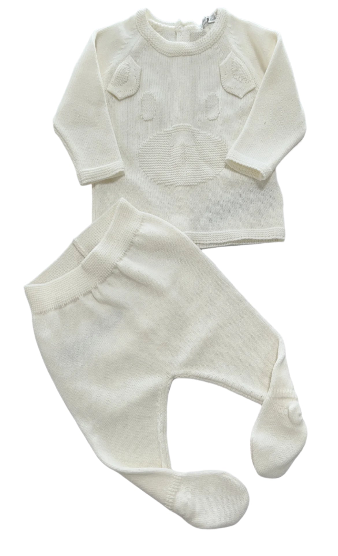 Long-Sleeve Newborn Teddy Bear Set