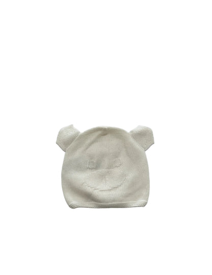 Knit Teddy-Bear Newborn Beanie