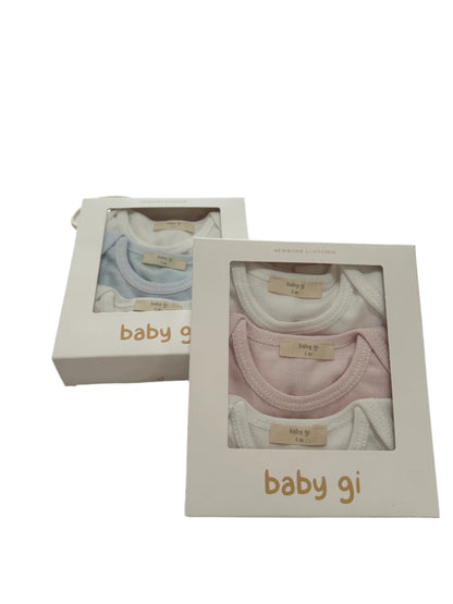 3 Piece Newborn Onesie Set