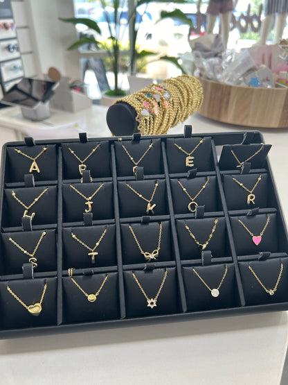 Gold Briati Charm Necklace: