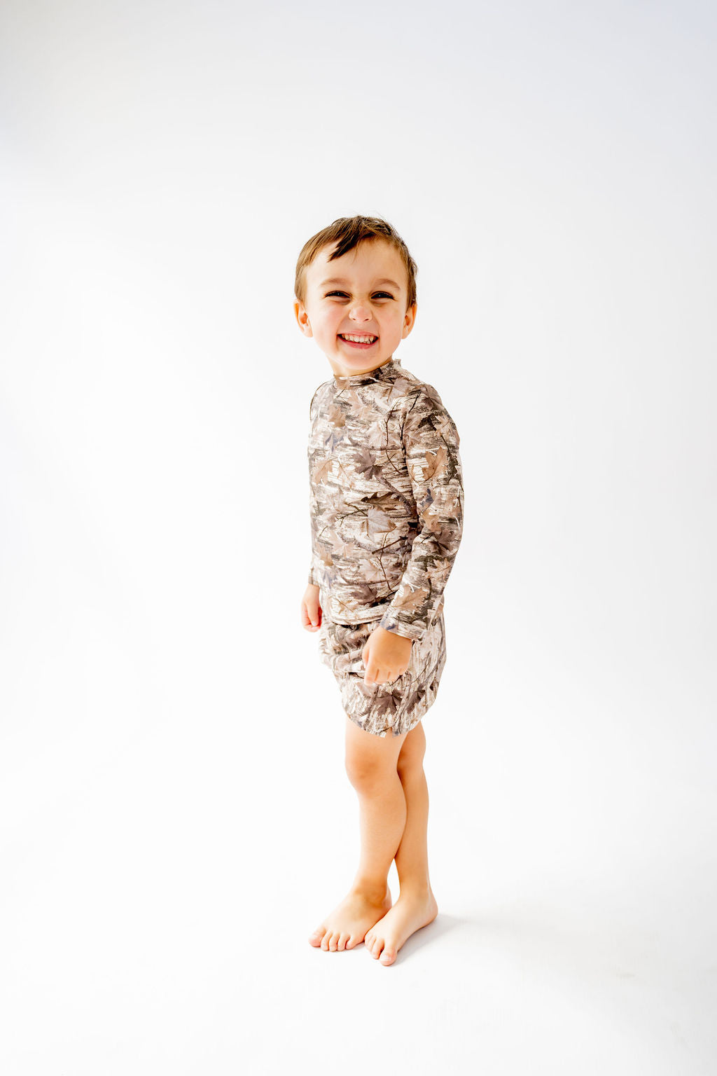 Camo Mini Swim Trunk