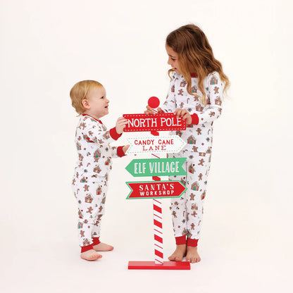 Gingerbread Holiday Pajama Set