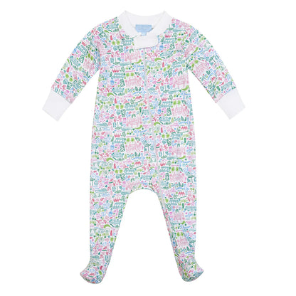 Palm Beach Baby Zipper Footie