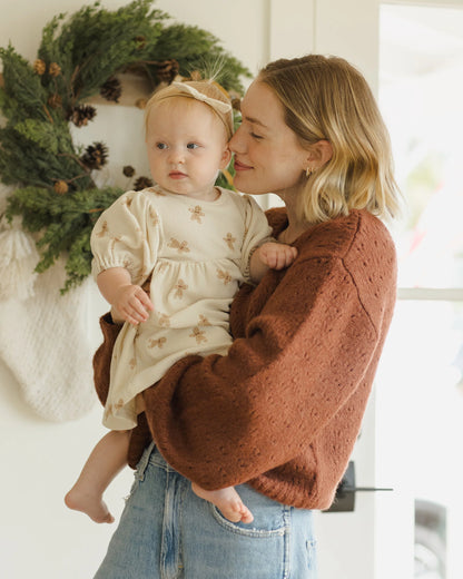 Gingerbread Waffle Holiday Dress