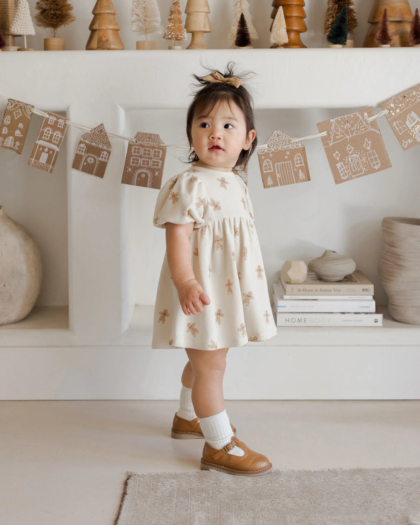 Gingerbread Waffle Holiday Dress