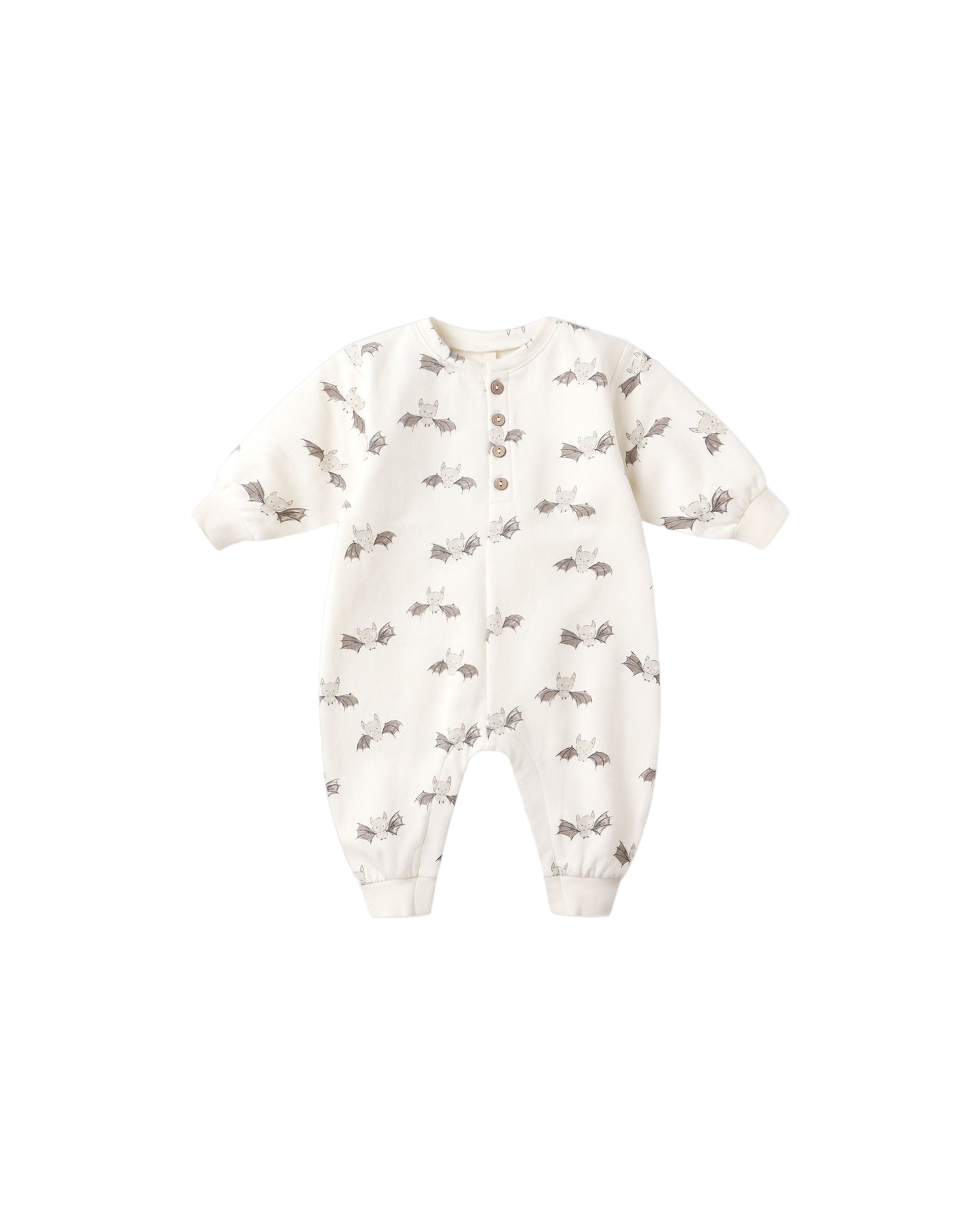 Bat Relaxed Fleece Jumpsuit