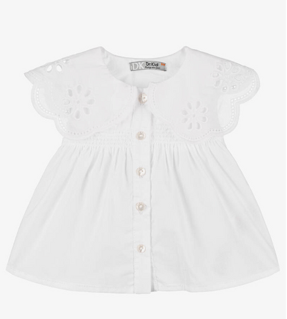 White Broderie Anglaise Blouse