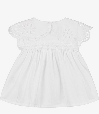 White Broderie Anglaise Blouse