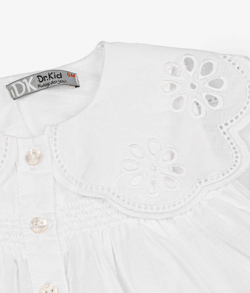 White Broderie Anglaise Blouse