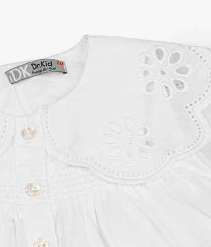 White Broderie Anglaise Blouse