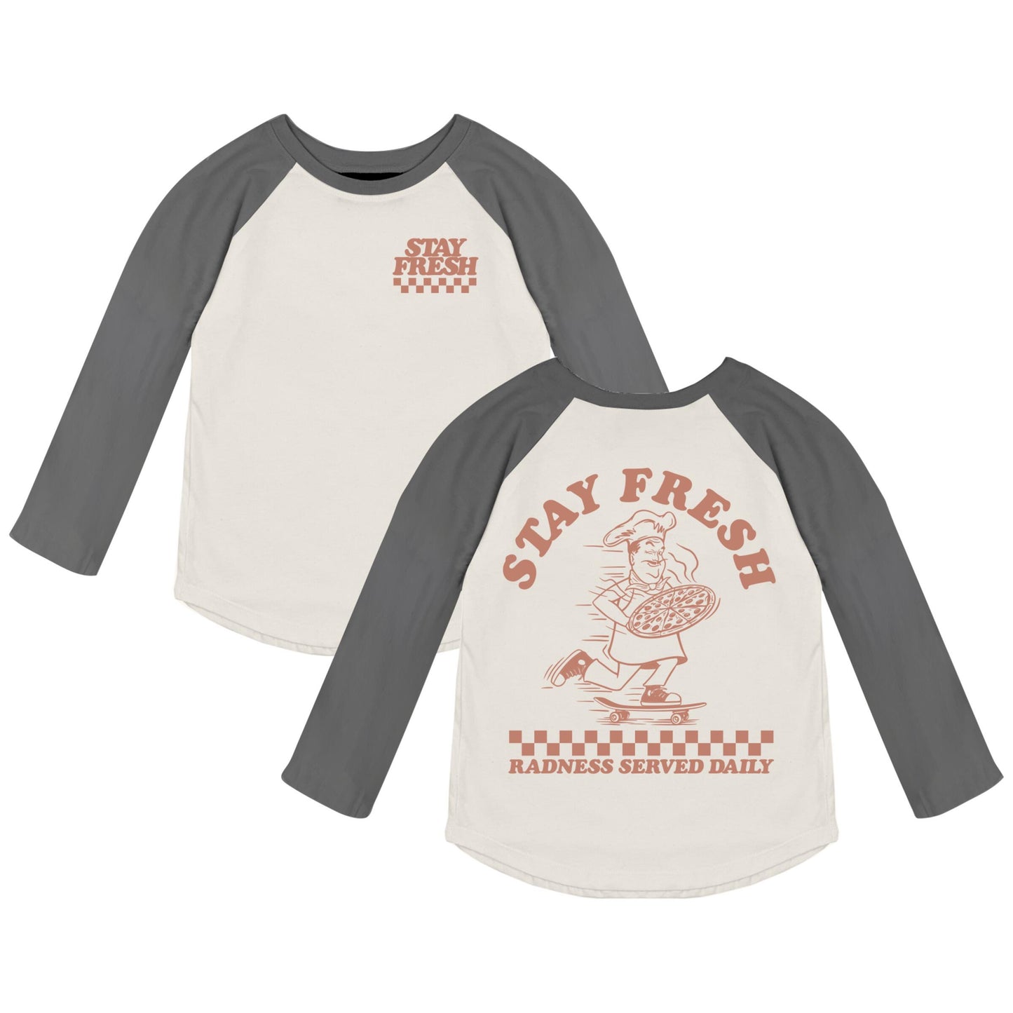 Stay Fresh Raglan Long Sleeve Tee