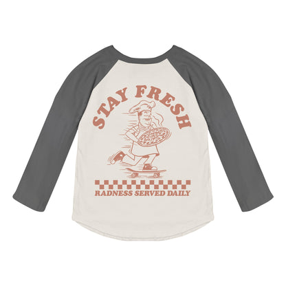 Stay Fresh Raglan Long Sleeve Tee