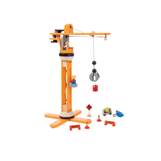 Kids' Crane Construction Building Set