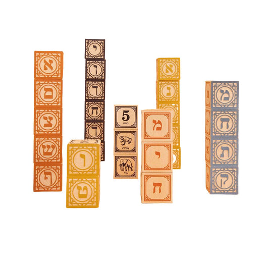 Uncle Goose Hebrew ABC Blocks