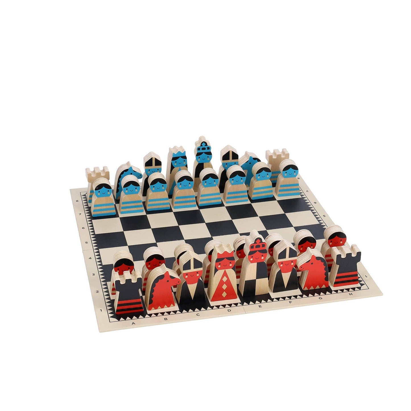 On-the-Move Wooden Chess Set