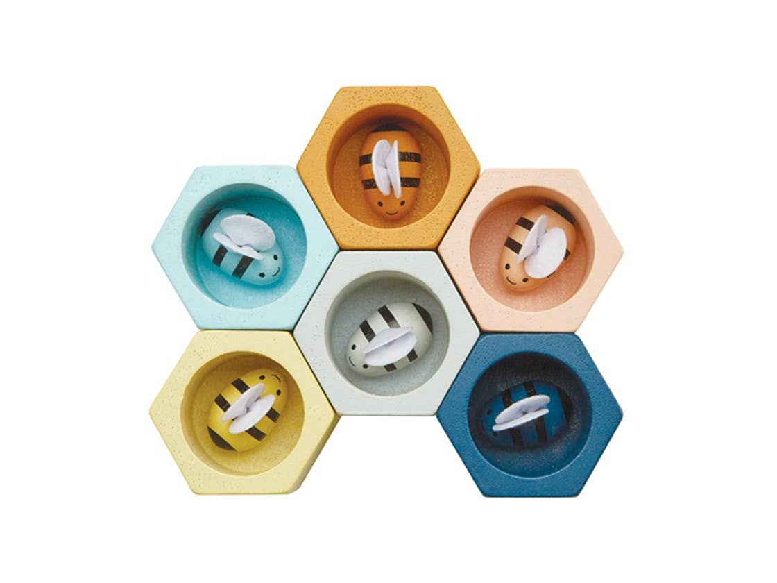 Beehives Wooden Toy