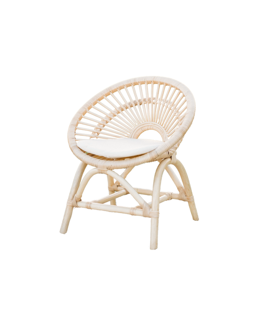 Rainbow Rattan Kids Chair