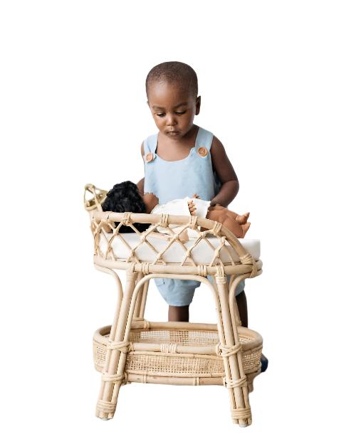 Aria Doll Rattan Changing Table