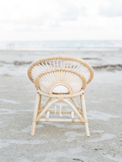 Rainbow Rattan Kids Chair