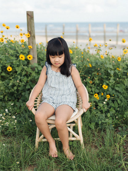 Rainbow Rattan Kids Chair