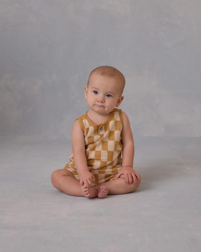 Marigold Check Terry Set