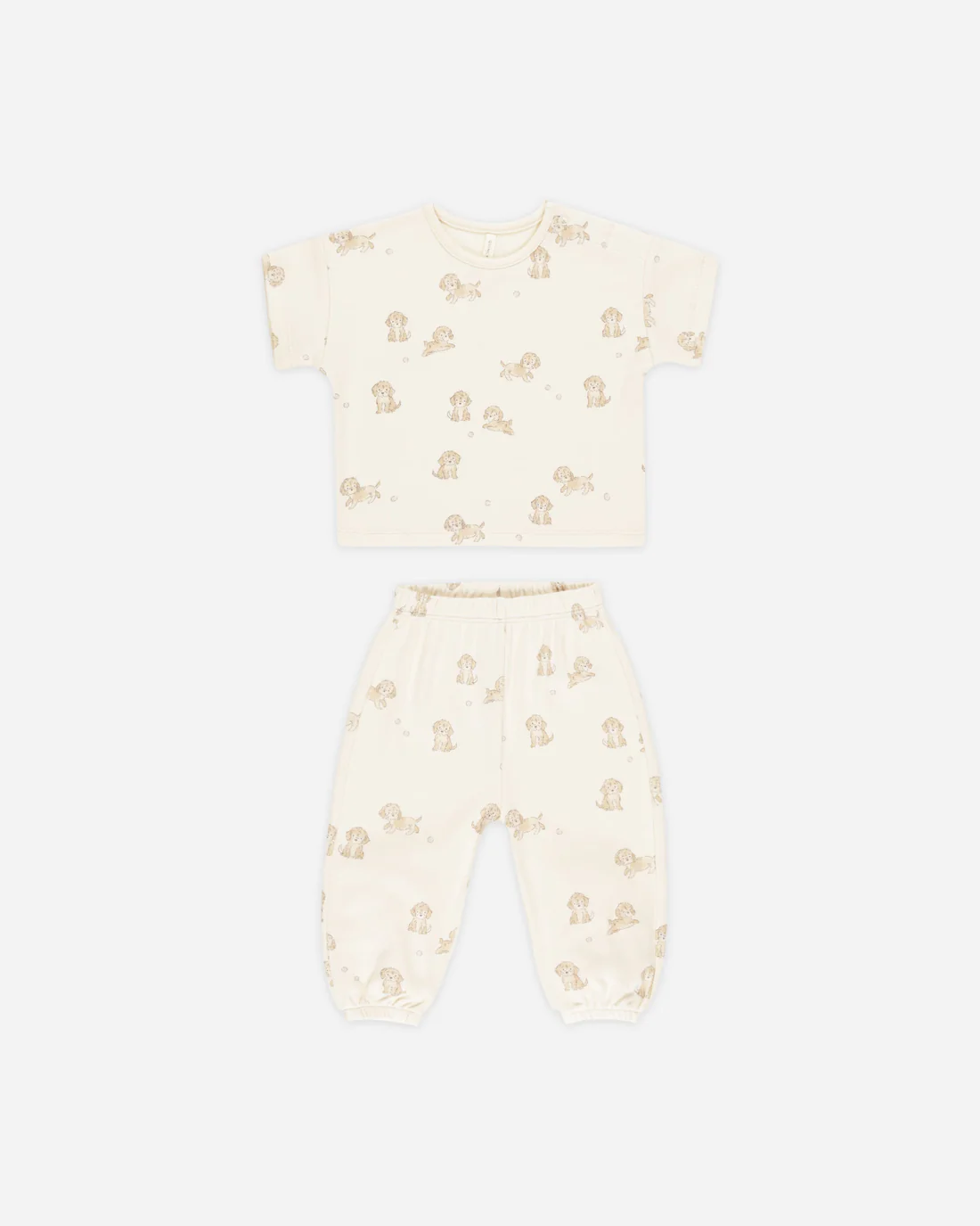 Jersey Tee + Pant Set || Puppies