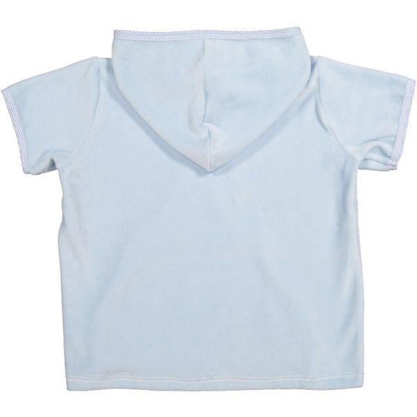 Blue Ditsy Striped Boy Cover-Up