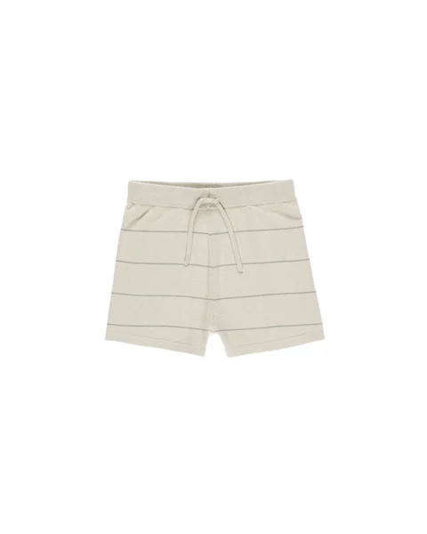 Chandler Knit Shorts Eucalyptus Stripe