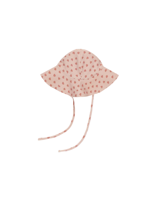 Heart Print Sun Hat