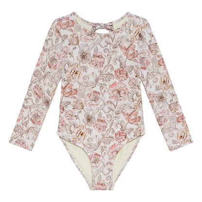 Venecia Floral Mini Long Sleeve One-Piece