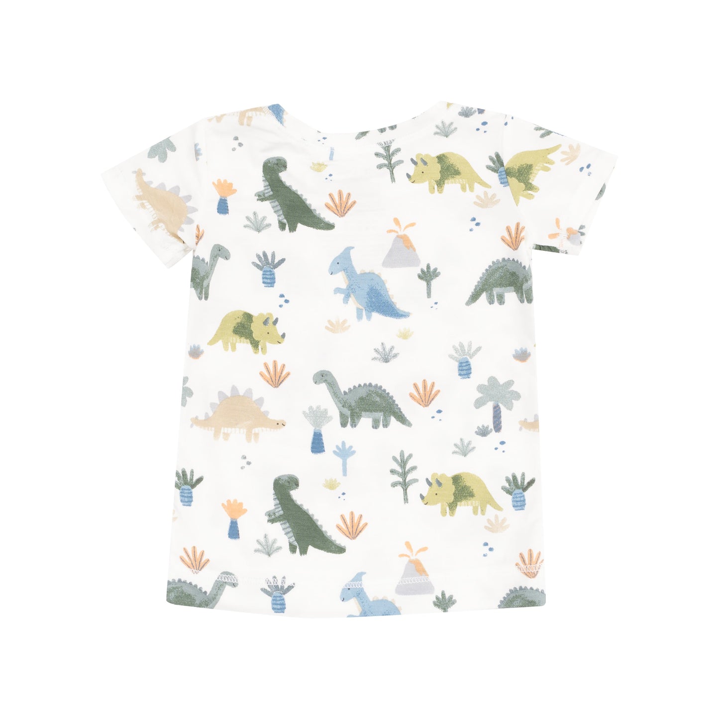 Short Sleeve Loungewear Set - Soft Dinos