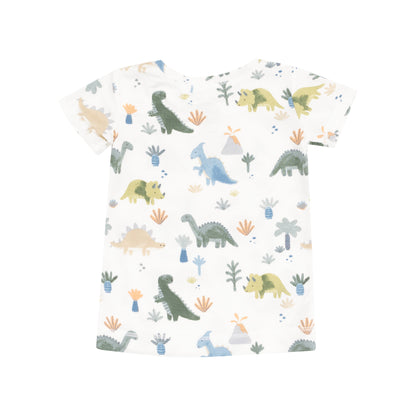 Short Sleeve Loungewear Set - Soft Dinos