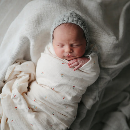 Organic Cotton Muslin Swaddle Blanket